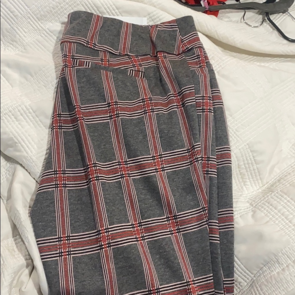 NWT plaid dress pants